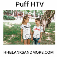 Mini Single Color Puff HTV Transfer
