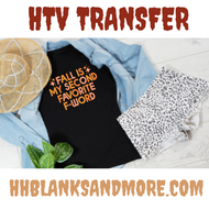 Fall is my second Favorite F Word HTV Transfer