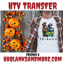 Load image into Gallery viewer, Horror Friends HTV Transfer
