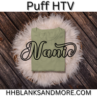 Nanie Single Color Puff HTV Transfer